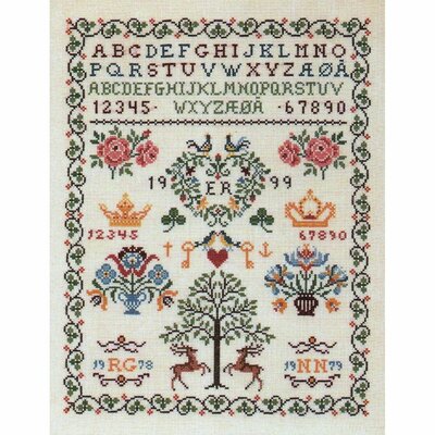 Eva Rosenstand 12-538  kit point croix compté  Sampler
