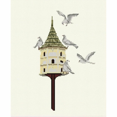 Thea Gouverneur 592  kit point croix  Pigeonnier