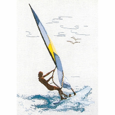 Thea Gouverneur 1010  kit point de croix  Planche à voile