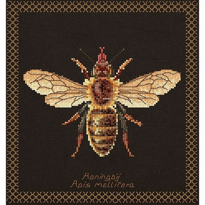 Thea Gouverneur 3017-05  kit point croix  Abeille  Honey bee