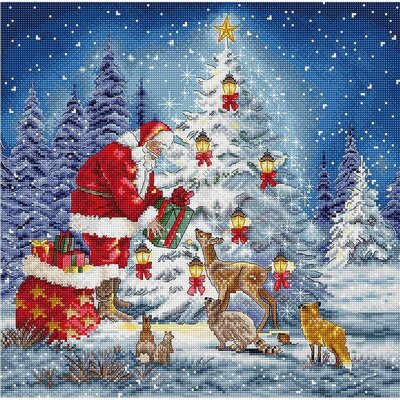 Letistitch 8200  kit point de croix  Père Noël