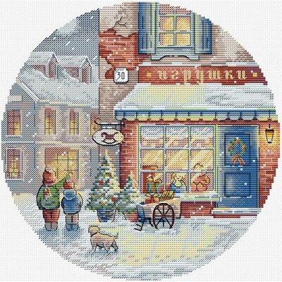 Hobby Jobby HJ036  kit point de croix  La veille des fêtes