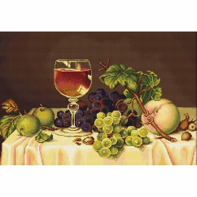 Luca-S B482  kit point croix  Nature morte aux fruits