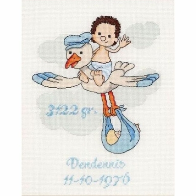 Thea Gouverneur  752  kit point croix  Tableau de naissance