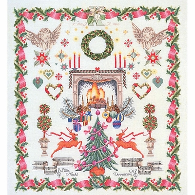 Thea Gouverneur 2077  kit point de croix compté  Sampler Christmas Design