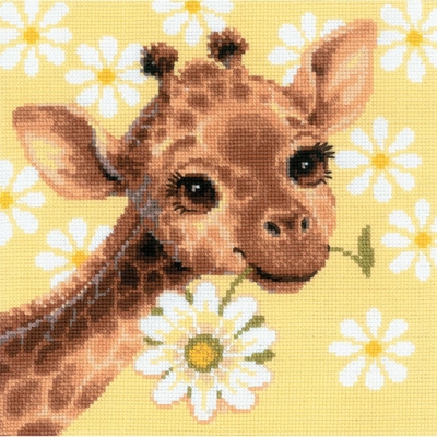 Riolis 2318  kit point croix  Girafe