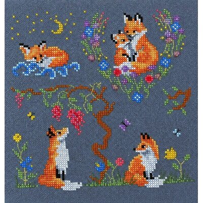 Tela Artis X1203  kit point croix  Rêves d'été