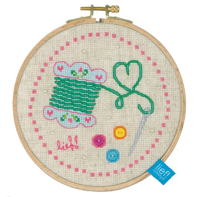 Fil et aiguille - Vervaco Lief! PN-0150922 - Kit broderie point de croix sur www.la-brodeuse.com