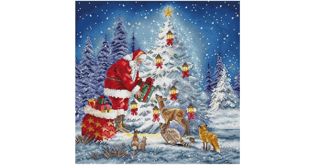 Père-Noël | Les points de croix de Mary