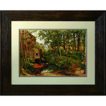 Paysage daprès I.I. Shishkin - Luca-S B456 - Kit broderie point de croix en vente sur www.la-brodeuse.com