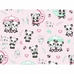 cotton-pandas-with-umbrella-on-a-pink-background