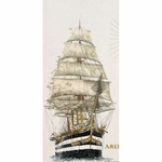 Thea Gouverneur 2080 e Sail - kit point de croix compté - La Brodeuse