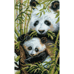 Riolis 1159 - Panda - kit point de croix compté -