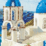 Riolis 1644 - Santorini - kit point de croix - 3