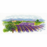 Riolis 1690 - Provence fleurie - kit point de croix - 5