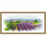 Riolis 1690 - Provence fleurie - kit point de croix -