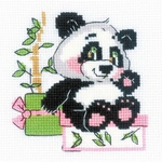 Riolis 1883 - Panda - kit point de croix compté - 1