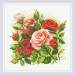 Riolis AM0061 - Broderie Diamant - bouquet de roses -