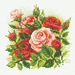 Riolis AM0061 - Broderie Diamant - bouquet de roses - 2