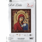 Luca-S B446 - Icône - Notre Dame de Kazan - kit point de croix compté - 5