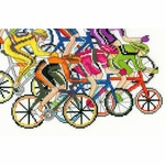 Bothy Threads XJR40 - plaisirs à vélo -  Cycling Fun - kit point de croix compté - La-Brodeuse - 3