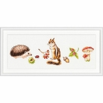 Dutch Stitch Brothers DSB009 lin Amis de la Forêt kit point de croix compté
