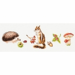 Dutch Stitch Brothers DSB009 lin Amis de la Forêt kit point de croix compté 2