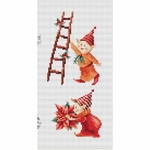 Dutch Stitch Brothers DSB017 lin Lutins de Noël kit point de croix compté 4