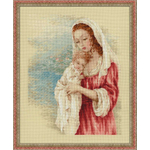 Riolis 100-053 - kit point de croix compté - femme et son enfants - 2