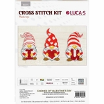 Luca-S JK031 - kit point de croix compté - Gnomes de la Saint-Valentin - 1