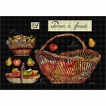 Thea Gouverneur 2099-05  kit point de croix compté  Panier de fruits