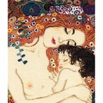 Riolis 916  kit point de croix compté  Amour maternel d après Klimt 1