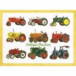 Permin 70-9455 - tracteurs - kit point de croix compté - La Brodeuse - 1