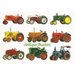 Permin 70-9455 - tracteurs - kit point de croix compté - La Brodeuse - 5