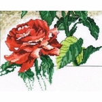 Permin 90-9105 - kit point de croix compté - Roses - 3