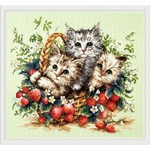 Chudo Igla ( Magic Needle ) 58-12 - kit point de croix compté - beaux chatons