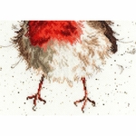 Bothy Threads XHD5  kit point de croix compté  Rouge gorge  3