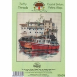 Bothy Threads SEA04 - kit point de croix compté - Village de pêcheurs