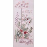 Bothy Threads SP04 - kit point de croix compté -  fleurs d'hiver - 1