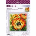 Riolis 2080 kit point de croix compté Coquelicots de feu 1