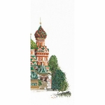 Thea Gouverneur 513  kit point de croix compté  Cathédrale St Basile de Moscou  4