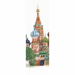 Thea Gouverneur 513  kit point de croix compté  Cathédrale St Basile de Moscou  3