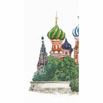 Thea Gouverneur 513  kit point de croix compté  Cathédrale St Basile de Moscou  2