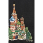 Thea Gouverneur 513-05  kit point de croix compté  Cathédrale St Basile de Moscou  2
