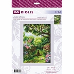 Riolis 2114 - kit point de croix compté - Balançoire de jardin - 1