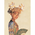 Thea Gouverneur 946 - kit point de croix compté - Danseuse balinaise