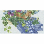 Thea Gouverneur 3025  kit point de croix compté  hortensia  2