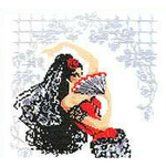 Riolis 788 kit point de croix compté danseuse de flamenco 1