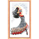 Riolis 788 kit point de croix compté danseuse de flamenco 2