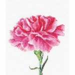 Thea Gouverneur 467 kit point croix compté Oeillet rose 2